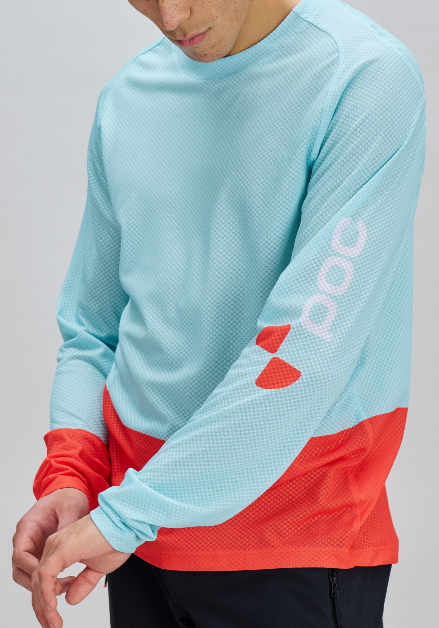 POC MOTION AIR Lange Mouw Trui Blauw/Oranje