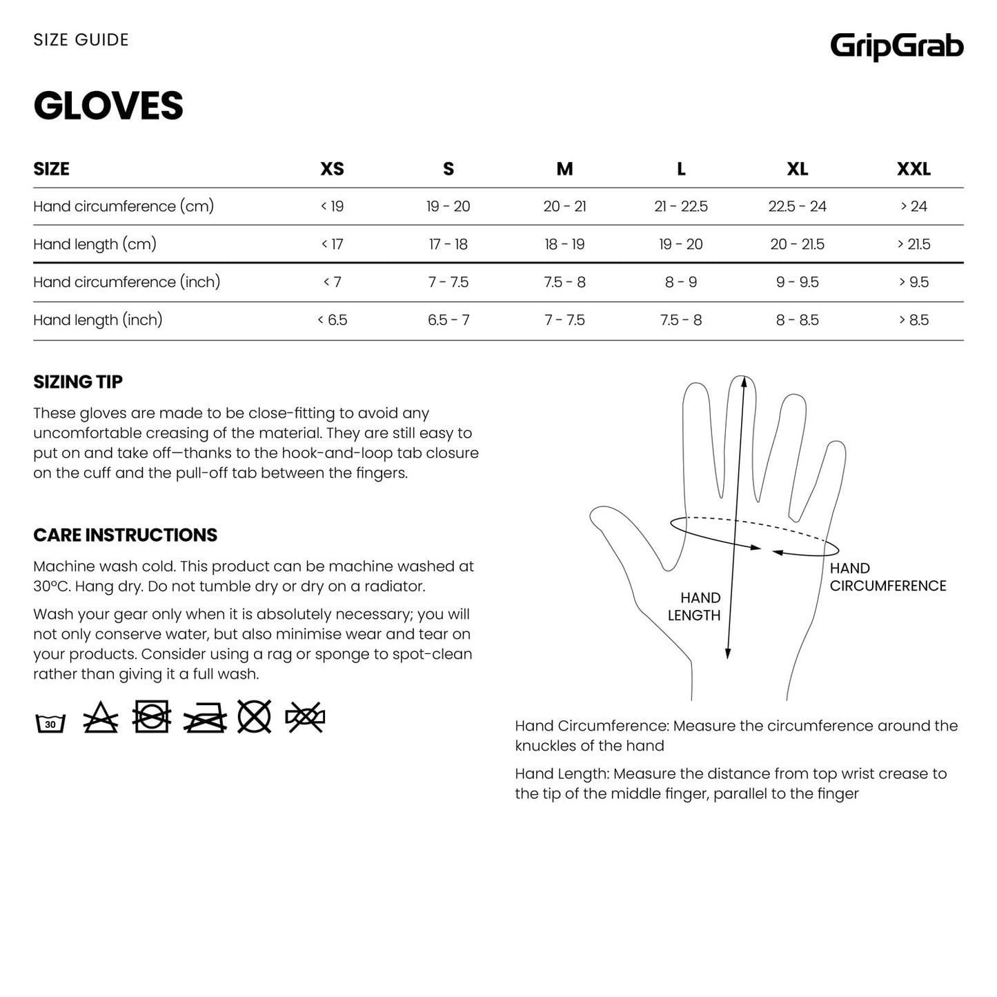GRIPGRAB EXPLR RC MAX Korte Handschoenen Wit