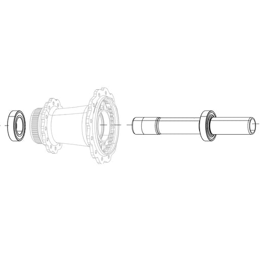 ZIPP Cognition NSW Disc Brake-achterwielas achterlager #11.2018.052.001