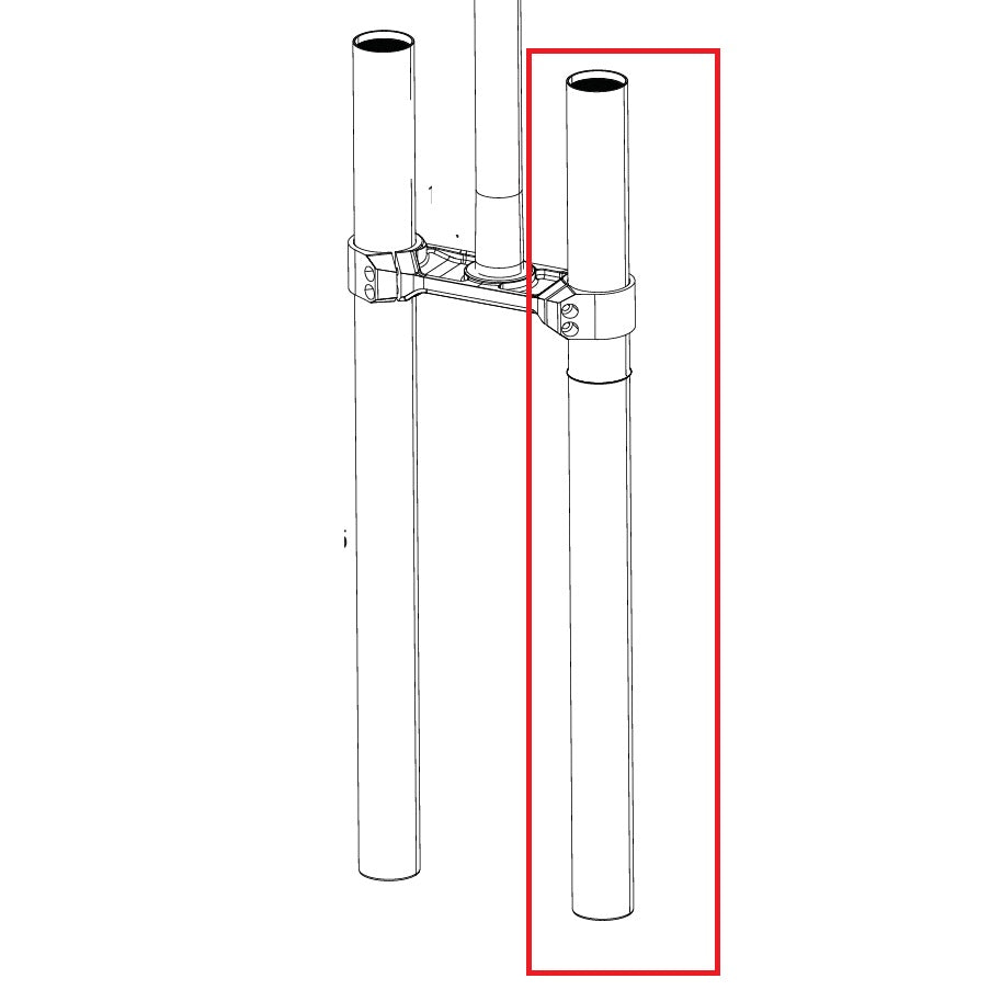 Plongeur Gauche pour Fourche ROCKSHOX BOXXER D1 (2024+)