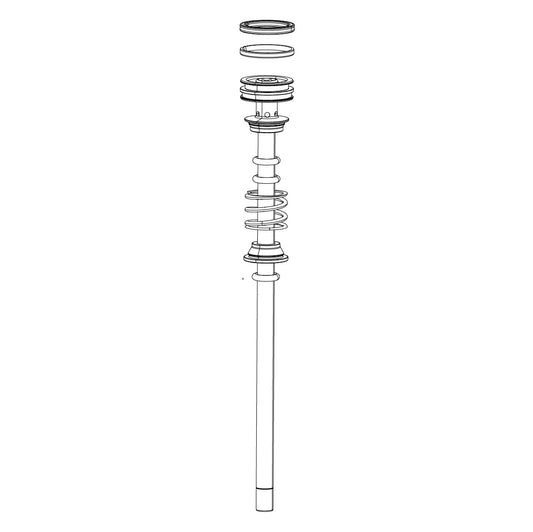 Debonair ROCKSHOX 110mm-29 zuigerset - SID 35MM D1+ (2024+)