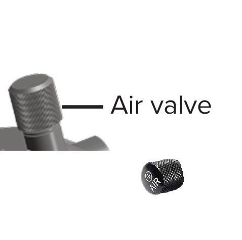 Bouchon Valve ROCKSHOX SCHRADER AIR CAP
