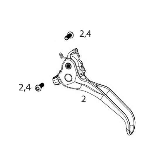 SRAM MAVEN ULTIMATE B1 Enkele remhendel