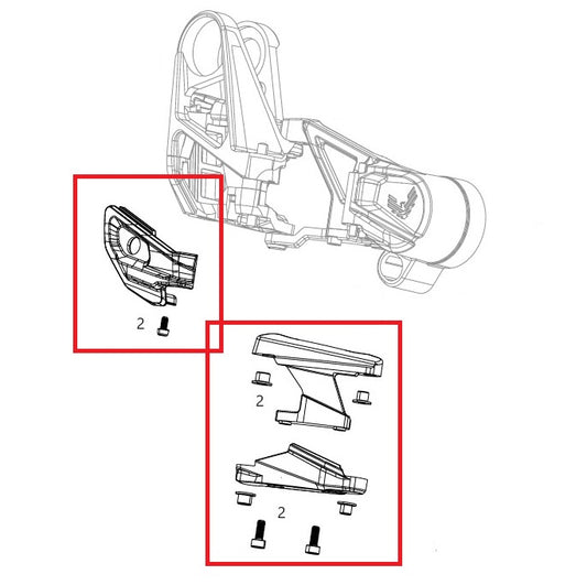 Kit de Protection Dérailleur SRAM XX T-Type Eagle AXS