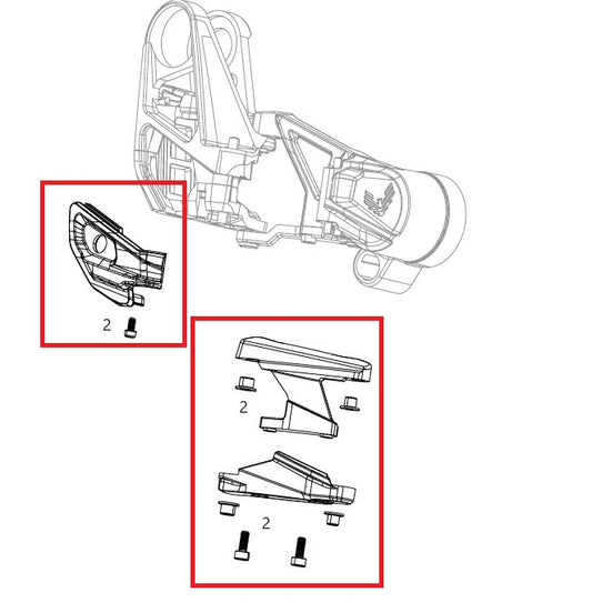 Kit de Protection Dérailleur SRAM X0 T-Type Eagle AXS