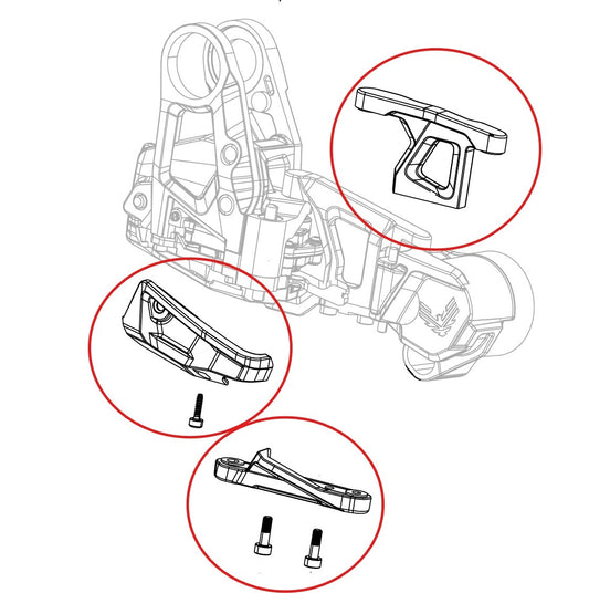 SRAM GX T-Type Eagle AXS Derailleurbeschermer Kit