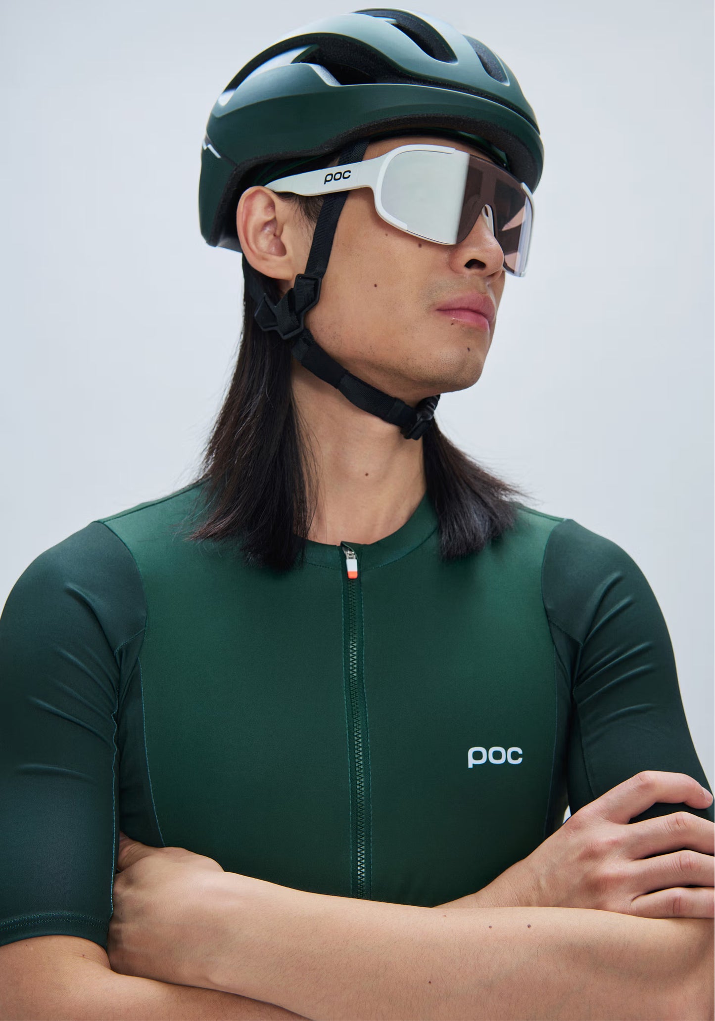 POC CADENCE Korte Mouw Jersey Groen