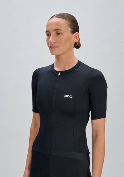 Maillot POC CADENCE Femme Manches Courtes Noir