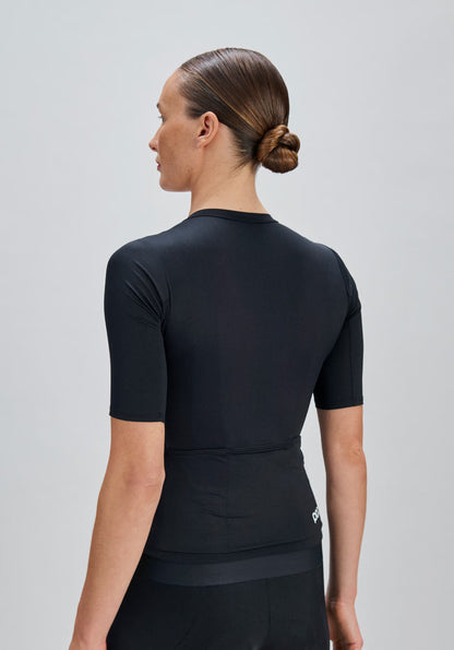 Maillot POC CADENCE Femme Manches Courtes Noir