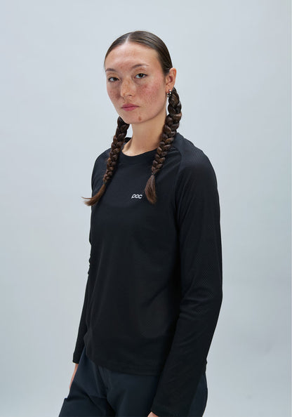 Shirt POC MOTION AIR Lange Mouwen Dames Zwart