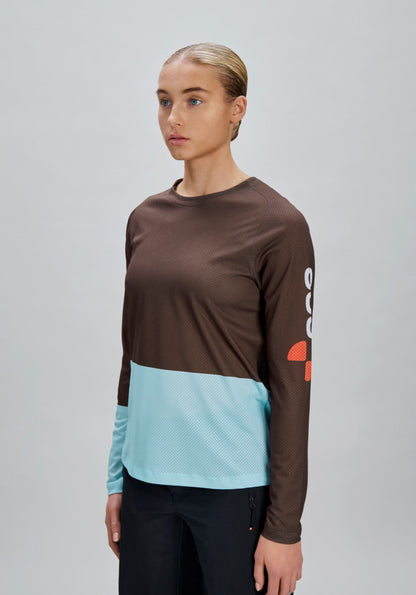 Shirt POC MOTION AIR Lange Mouwen Dames Brons/Blauw