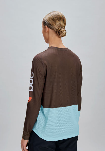 Shirt POC MOTION AIR Lange Mouwen Dames Brons/Blauw