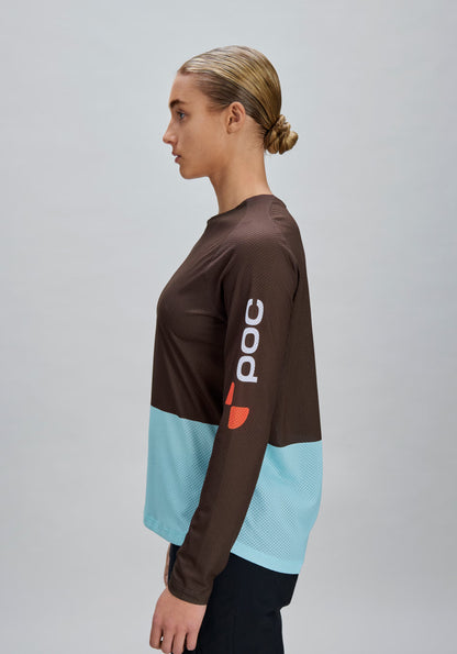 Shirt POC MOTION AIR Lange Mouwen Dames Brons/Blauw