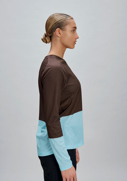 Shirt POC MOTION AIR Lange Mouwen Dames Brons/Blauw