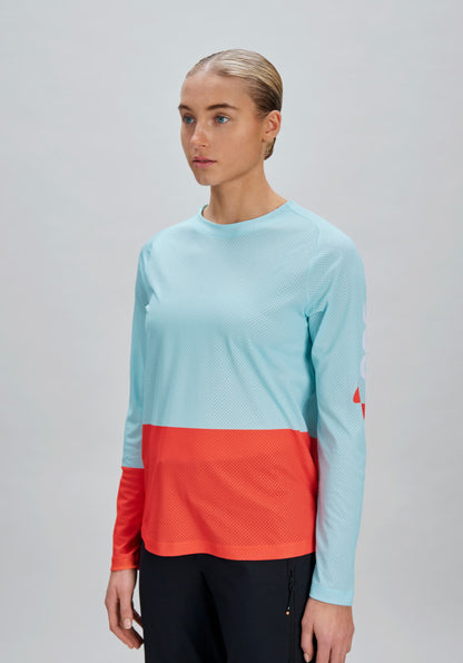 Shirt POC MOTION AIR Lange Mouwen Dames Blauw/Oranje