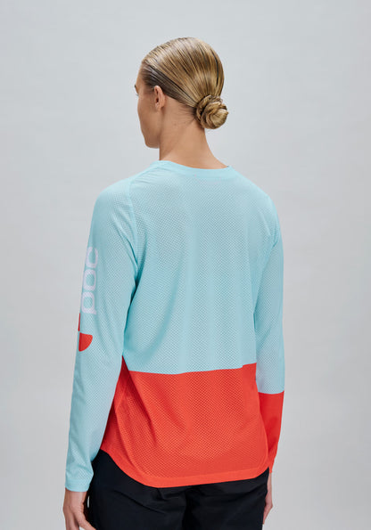 Shirt POC MOTION AIR Lange Mouwen Dames Blauw/Oranje
