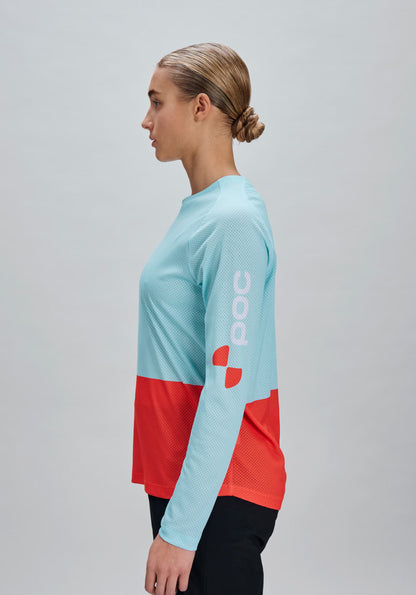 Shirt POC MOTION AIR Lange Mouwen Dames Blauw/Oranje