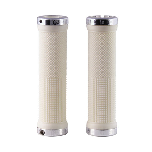 Grips SB3 KHEOPS Lock-On 129 mm Blanc/Chrome