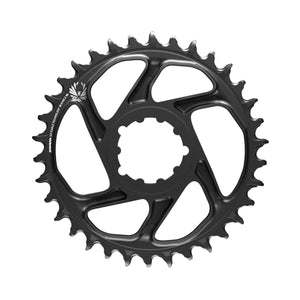 Enkel kettingblad SRAM EAGLE X-SYNC 2 SL BOOST 12 versnellingen Direct Mount offset 3 mm — kettingblad op witte achtergrond