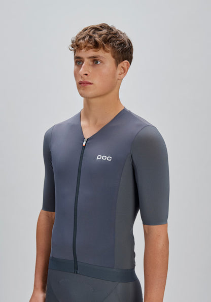 POC RACEDAY Wielrenshirt Korte Mouwen Grijs