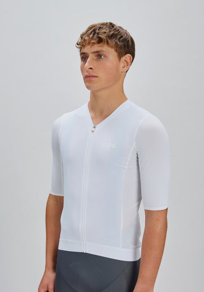 POC RACEDAY Fietsshirt Korte Mouwen Wit