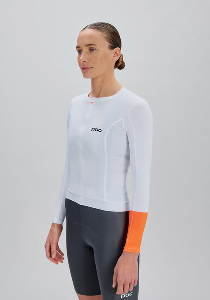 Fietsshirt POC CADENCE Dames Lange Mouwen Wit