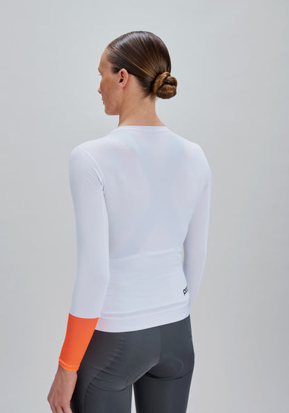 Fietsshirt POC CADENCE Dames Lange Mouwen Wit