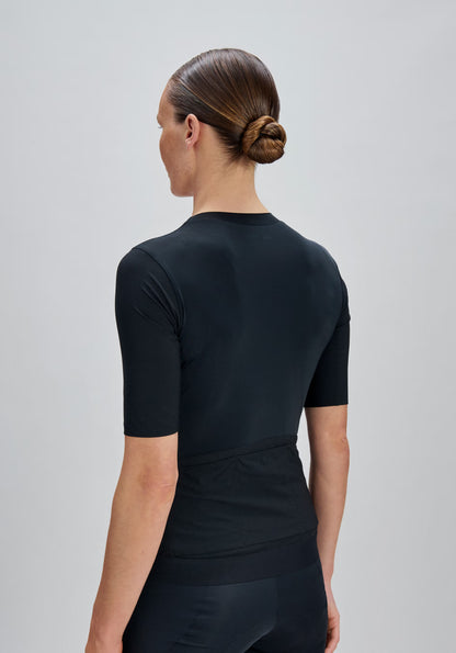 Shirt POC RACEDAY Dames Korte Mouwen Zwart