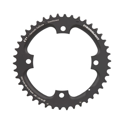 Buitenblad STRONGLIGHT CT² Sram 10 versnellingen 4 boutgaten 120 mm — kettingblad op witte achtergrond