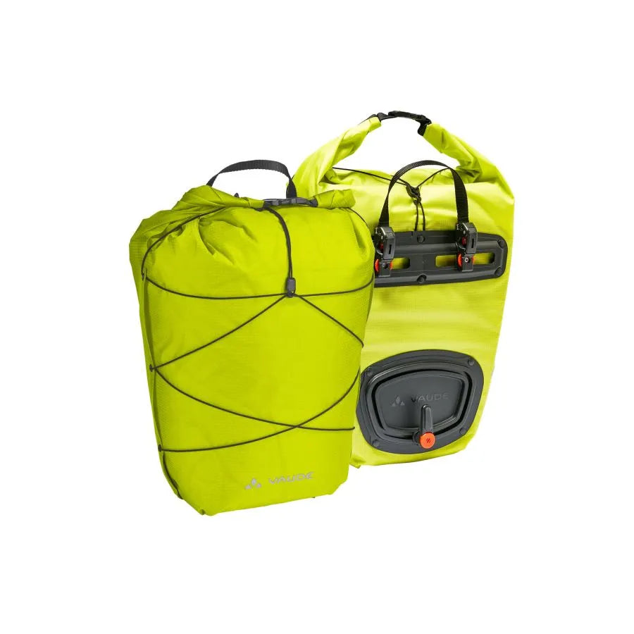 Paar VAUDE AQUA BACK LIGHT 38 L Gele Bagagedraagtassen