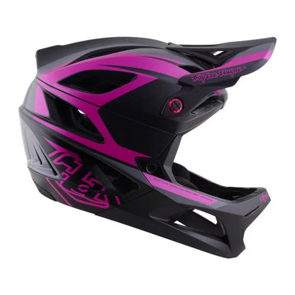 Casque VTT TROY LEE DESIGNS STAGE 2 HIGH VIZ Gris/Neon Fuschia