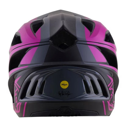 Casque VTT TROY LEE DESIGNS STAGE 2 HIGH VIZ Gris/Neon Fuschia