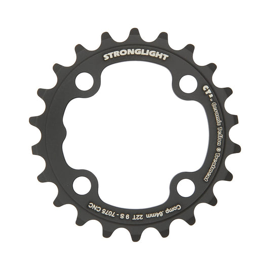Binnenblad STRONGLIGHT CT² 9 versnellingen 4 boutgaten 64 mm — kettingblad op witte achtergrond