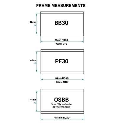 Trapas PRAXIS BB/PF30 73 mm