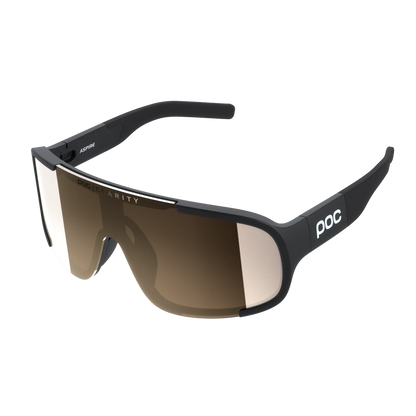 POC ASPIRE-bril Zwart Glas Clarity Trail Partly Sunny Silver