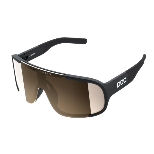 Lunettes POC ASPIRE Noir Verre Clarity Trail Partly Sunny Silver