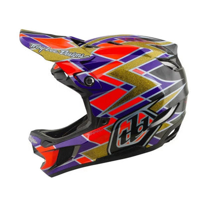 MTB-helm TROY LEE DESIGNS D4 CARBON MIPS FLUSH Oranje/Paars