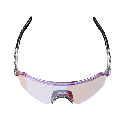Lunettes LEATT RIDEVIZ LITE SMALL Transparent Verre Iriz Crystal Fuschia