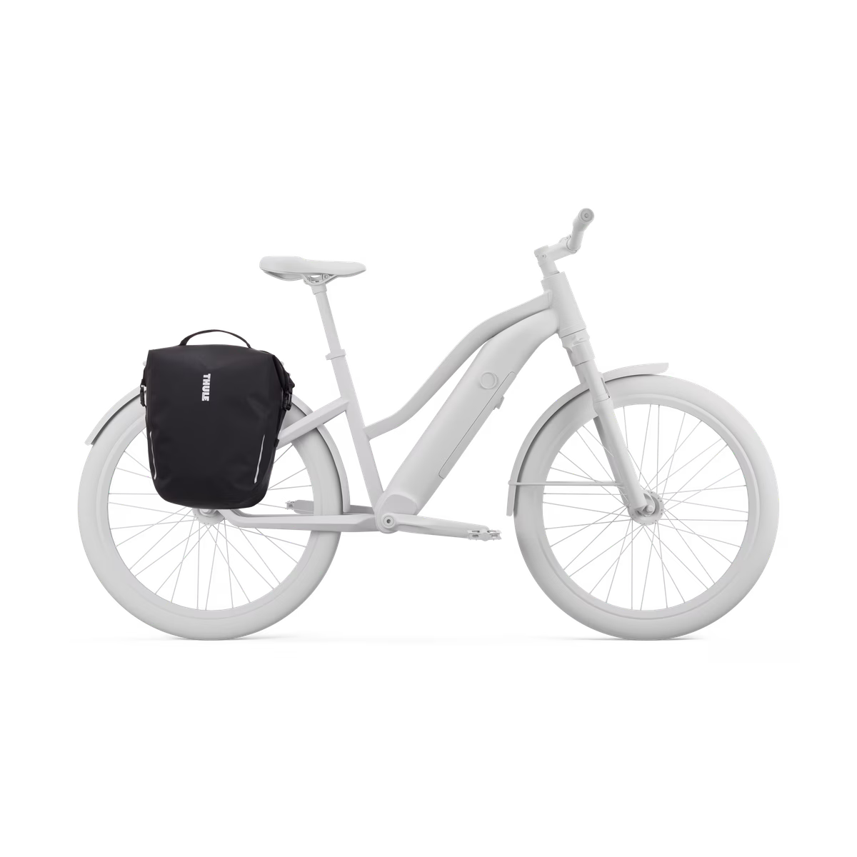 Paar THULE SHIELD Bagagetassen met Inlock 22 L Zwart