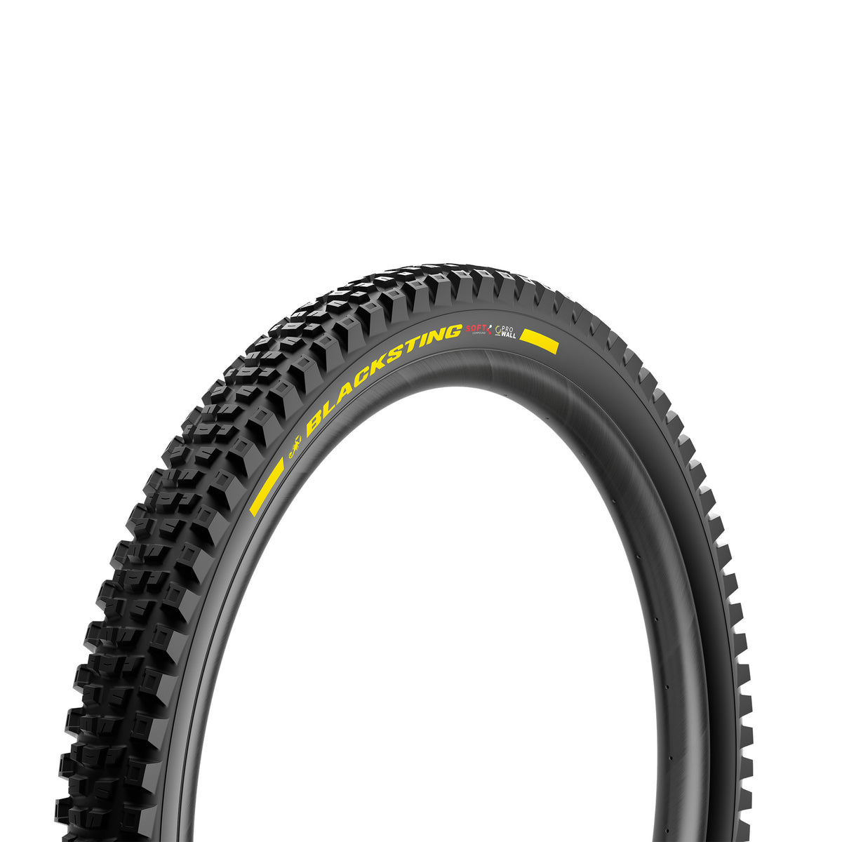 PIRELLI SCORPION BLACK STING buitenband 27.5x2.40 Soft ProWall Tubeless Ready vouwbaar zwart/geel Team Edition
