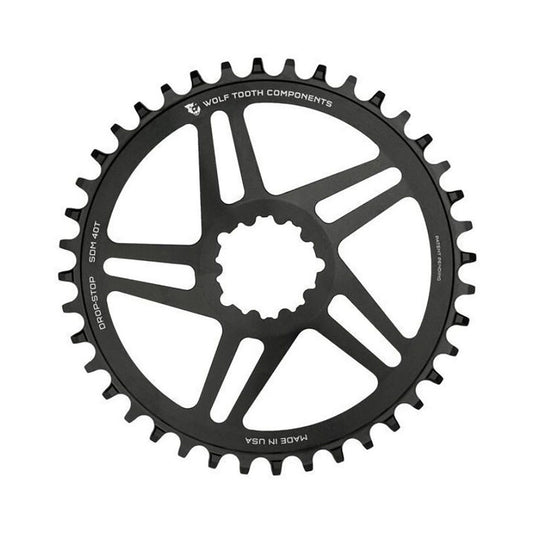 Enkel kettingblad WOLF TOOTH BB30 SRAM Direct Mount — kettingblad op witte achtergrond
