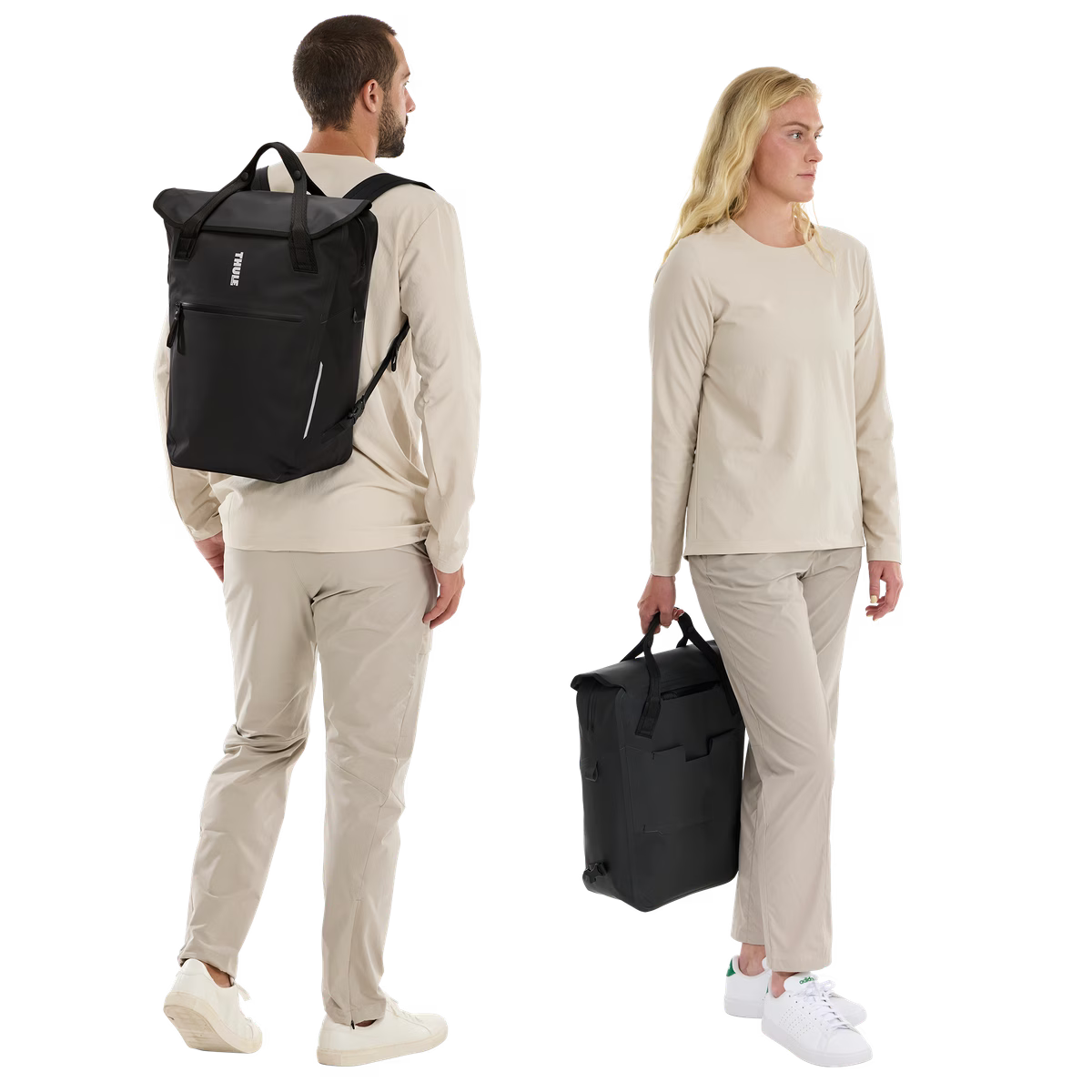 Paire de Sacoches de Porte-Bagages / Sac à Dos THULE SHIELD Inlock 23 L Noir