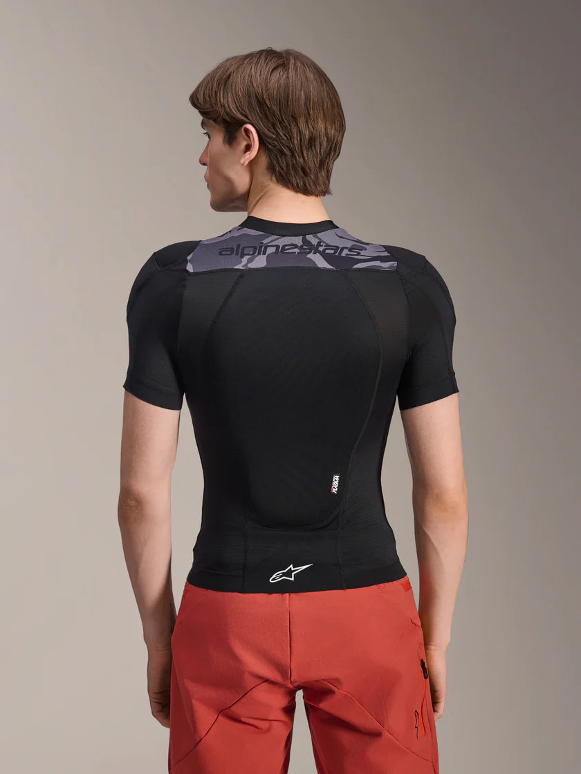 ALPINESTARS A-MOTION PLASMA Beschermingsvest met korte mouwen Zwart/Camo