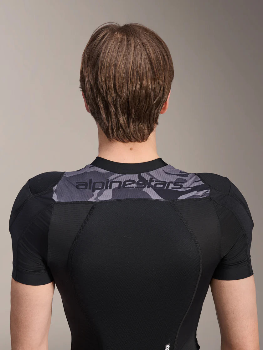 ALPINESTARS A-MOTION PLASMA Beschermingsvest met korte mouwen Zwart/Camo