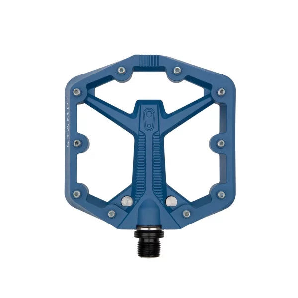 Vlakke pedalen CRANKBROTHERS STAMP 1 Gen2 Klein Blauw