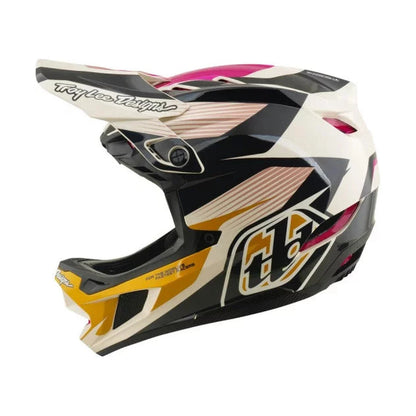 Casque VTT TROY LEE DESIGNS D4 POLYACRYLITE MIPS TURBO ACID Fuschia