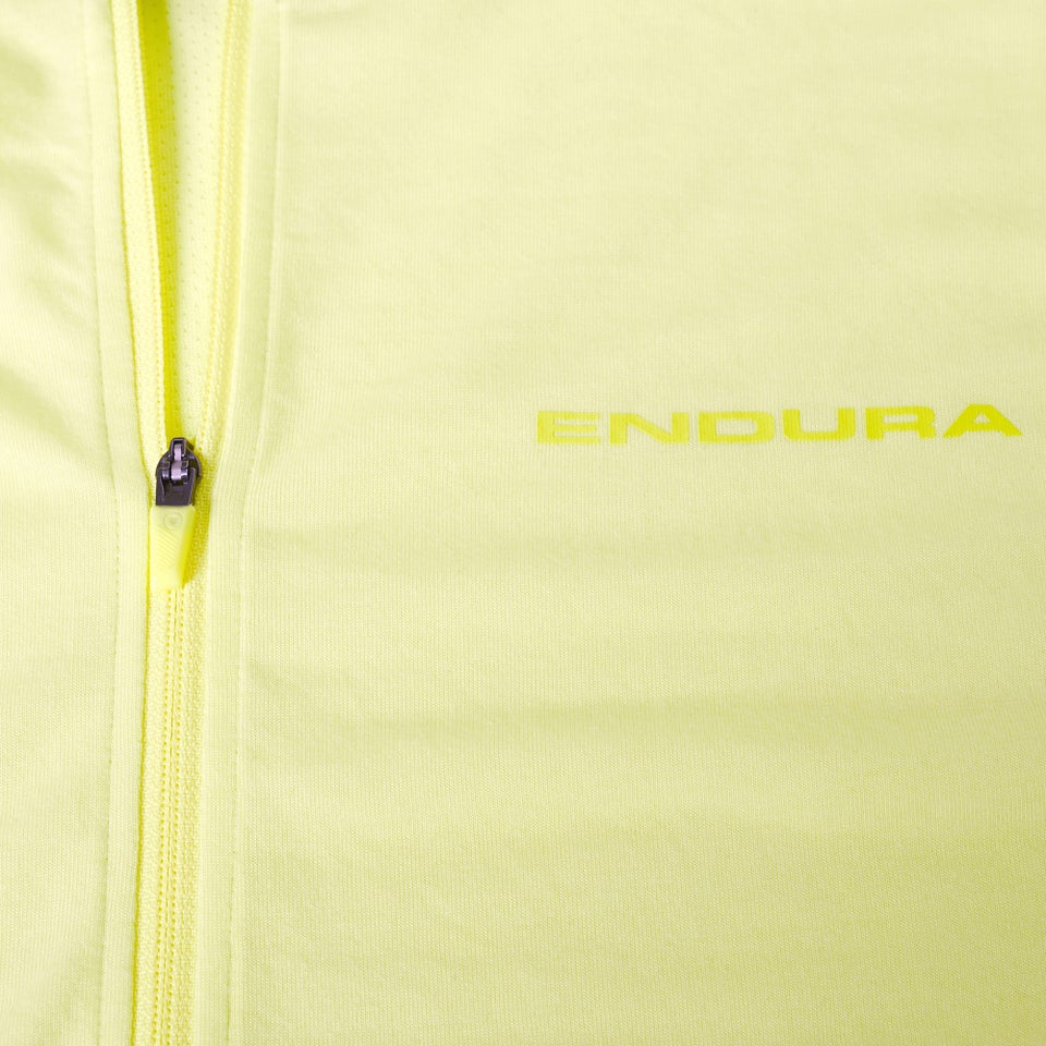 ENDURA LOOP ZIPPED Korte Mouw Oliezaad Jersey
