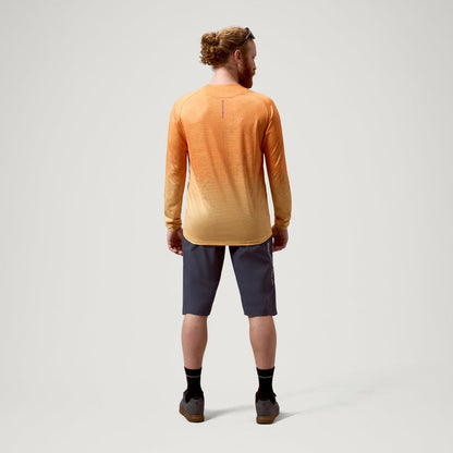 Shirt ENDURA SINGLETRACK PRINT Lange Mouwen End Orange