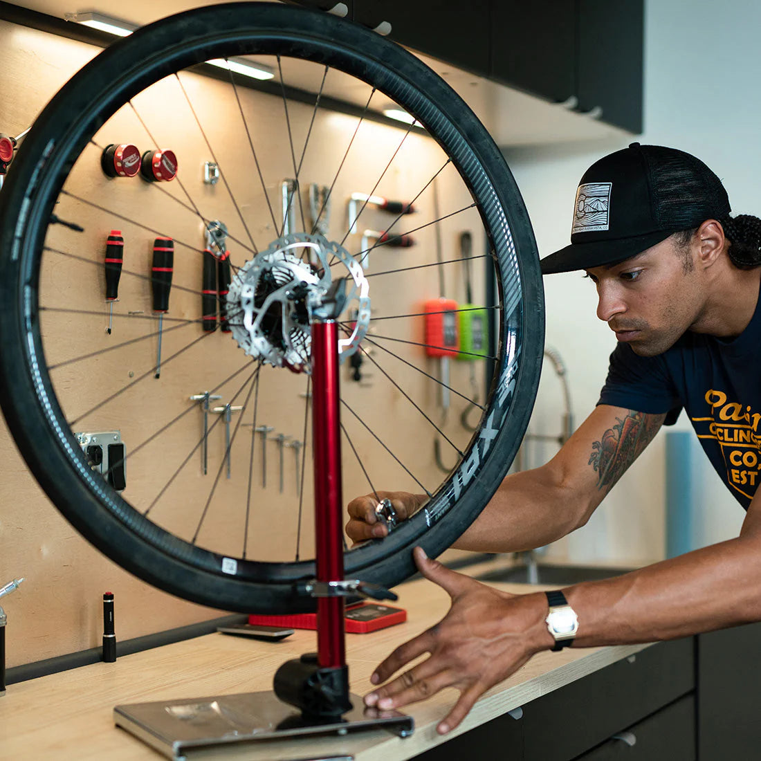 Pro FEEDBACK spanstandaard met asadapter