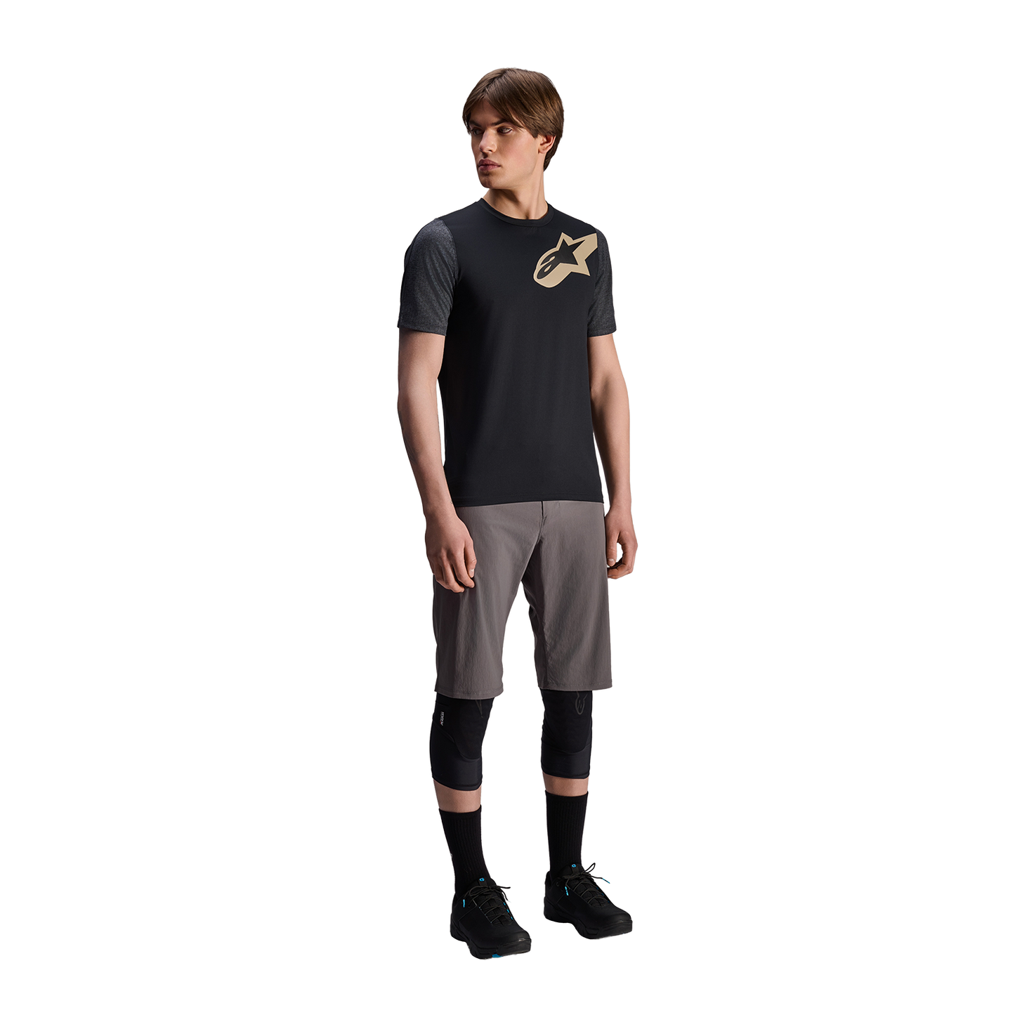 Maillot ALPINESTARS A-DURA LIPAN Manches Courtes Noir